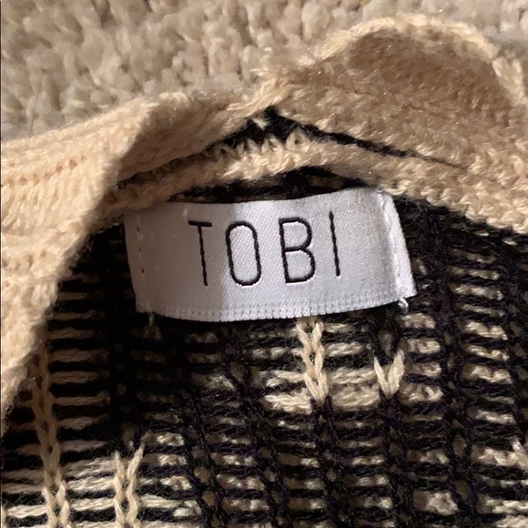 Patterned Tobi open sweater - Picture 3 of 4